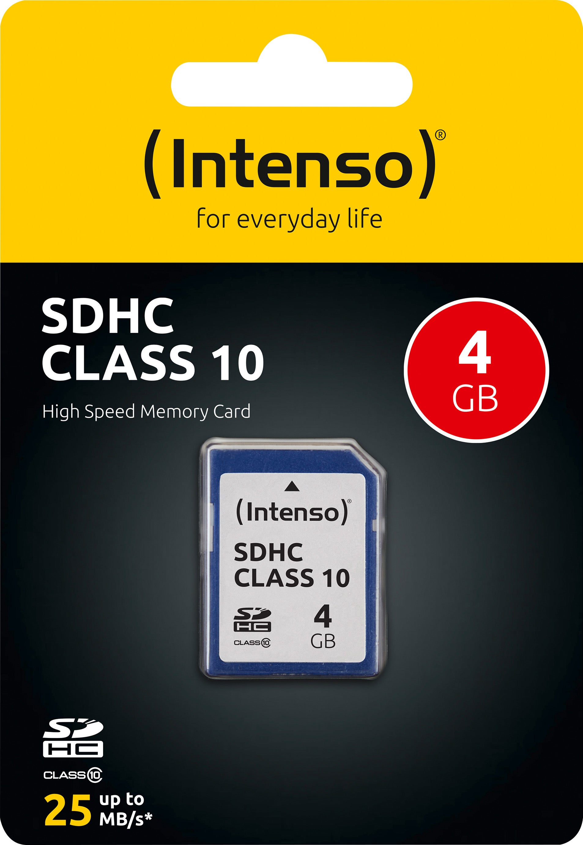 INTENSO SDHC-Card 4GB, Class 10