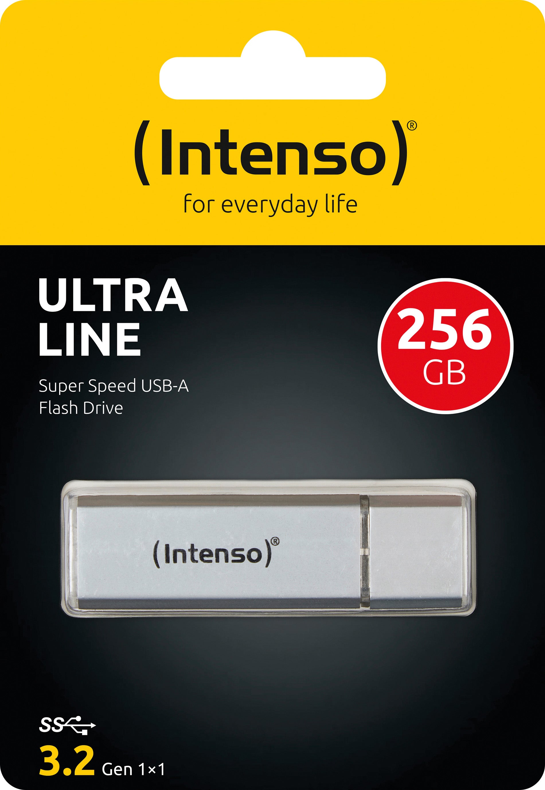 INTENSO USB 3.2 Stick 256GB, Ultra Line, silber