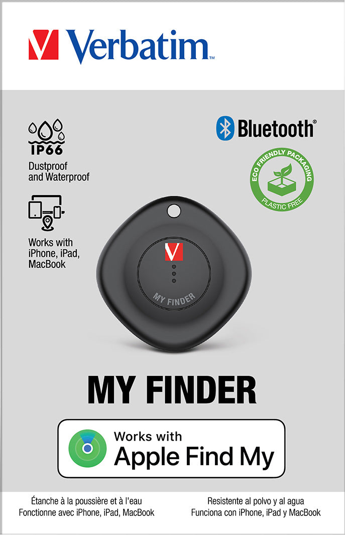 VERBATIM Tracker, My Finder, MYF-01, schwarz