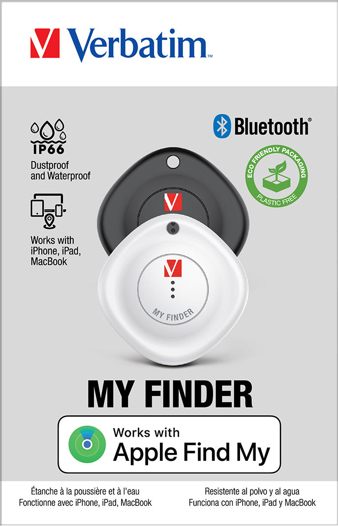 VERBATIM Tracker, My Finder, MYF-02, schwarz-weiss