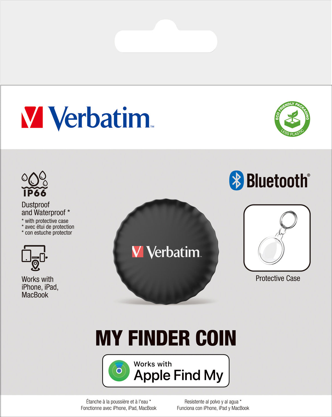 VERBATIM Tracker, My Finder Coin, MYFC-01B, schwarz