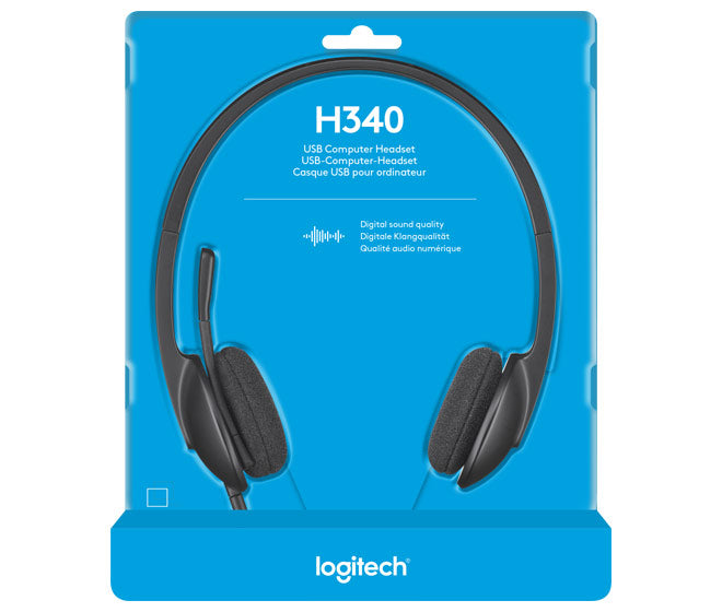 LOGITECH Headset H340, USB, Stereo