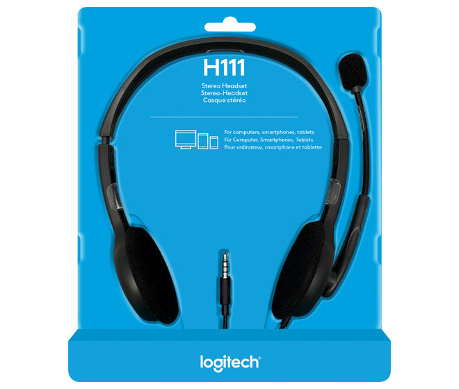 LOGITECH Headset H111, Audio, Stereo