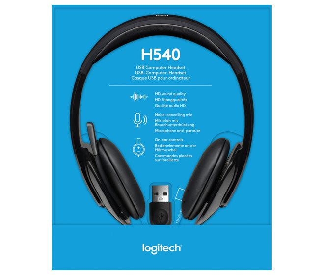 LOGITECH Headset H540, USB, Stereo