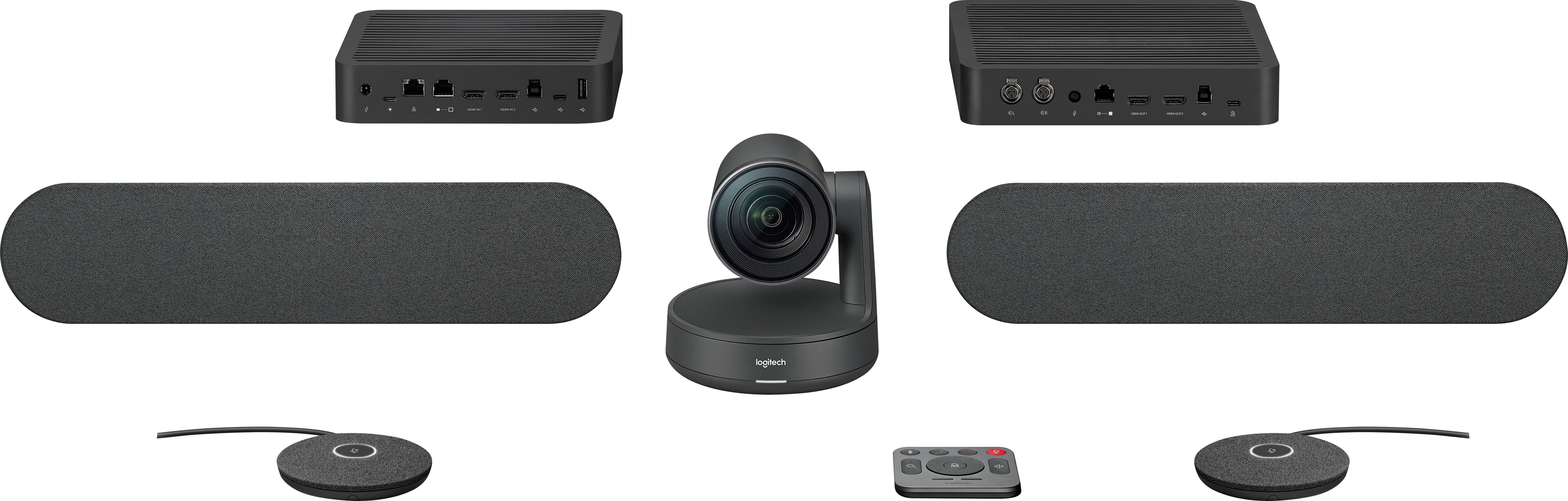 LOGITECH ConferenceCam RALLY Plus Kit, 4K Ultra HD, grafit