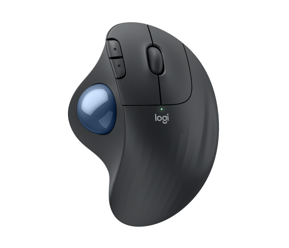 LOGITECH Maus M575S, Ergo, Wireless, Bluetooth, grafit