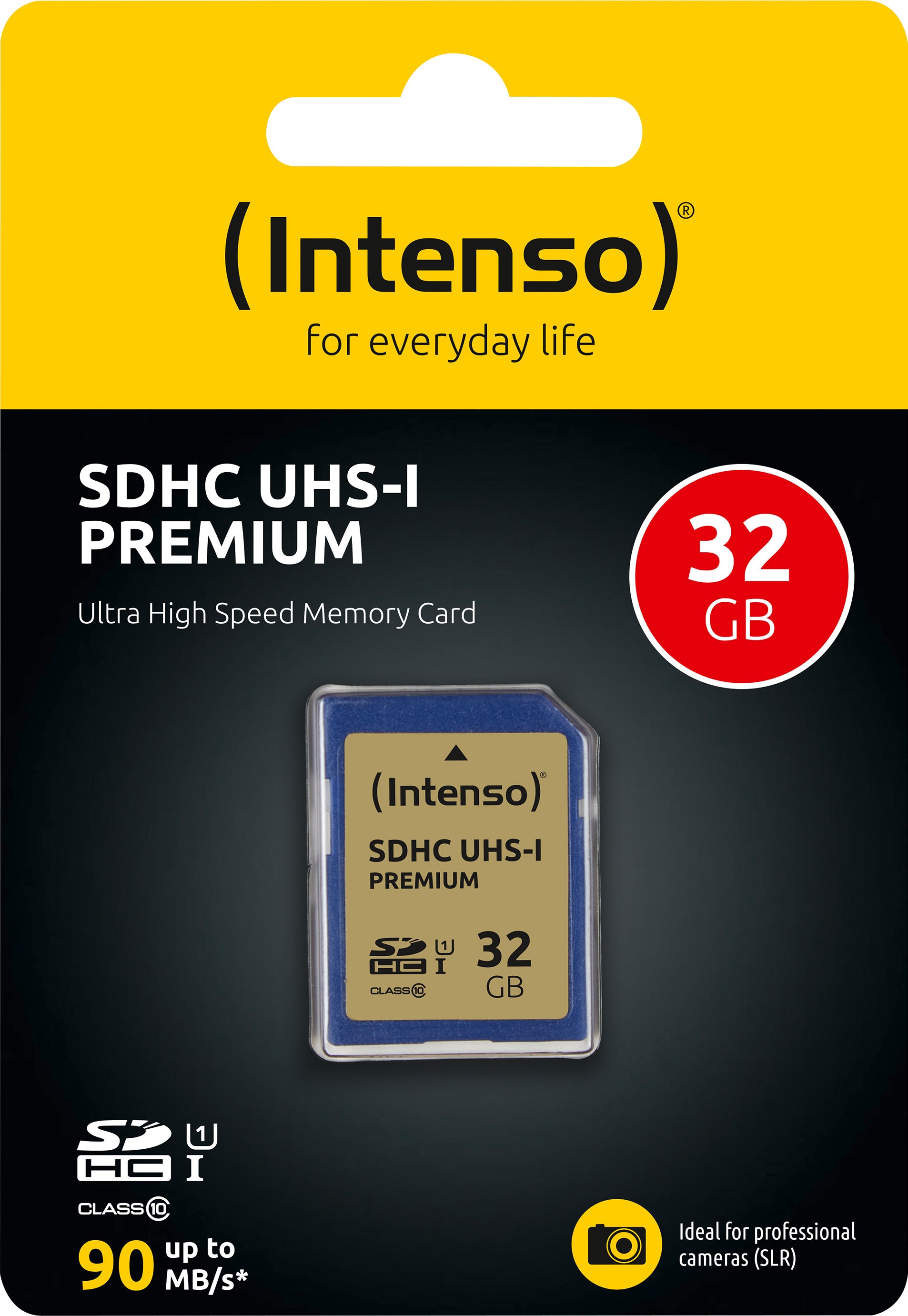 INTENSO SDHC-Card 32GB, Premium, Class 10, U1, UHS-I