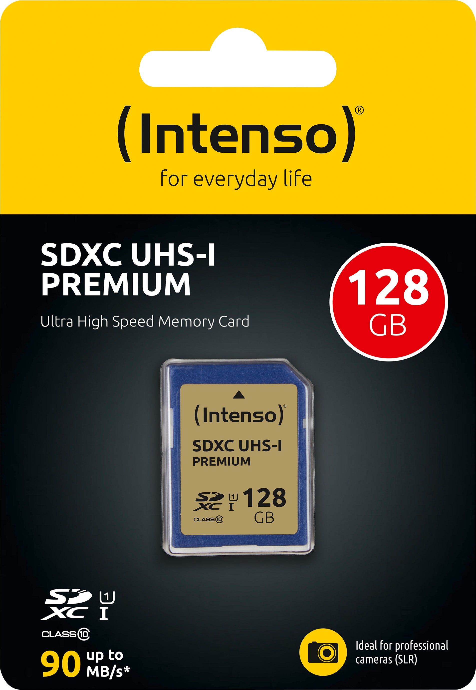 INTENSO SDXC-Card 128GB, Premium, Class 10, U1, UHS-I