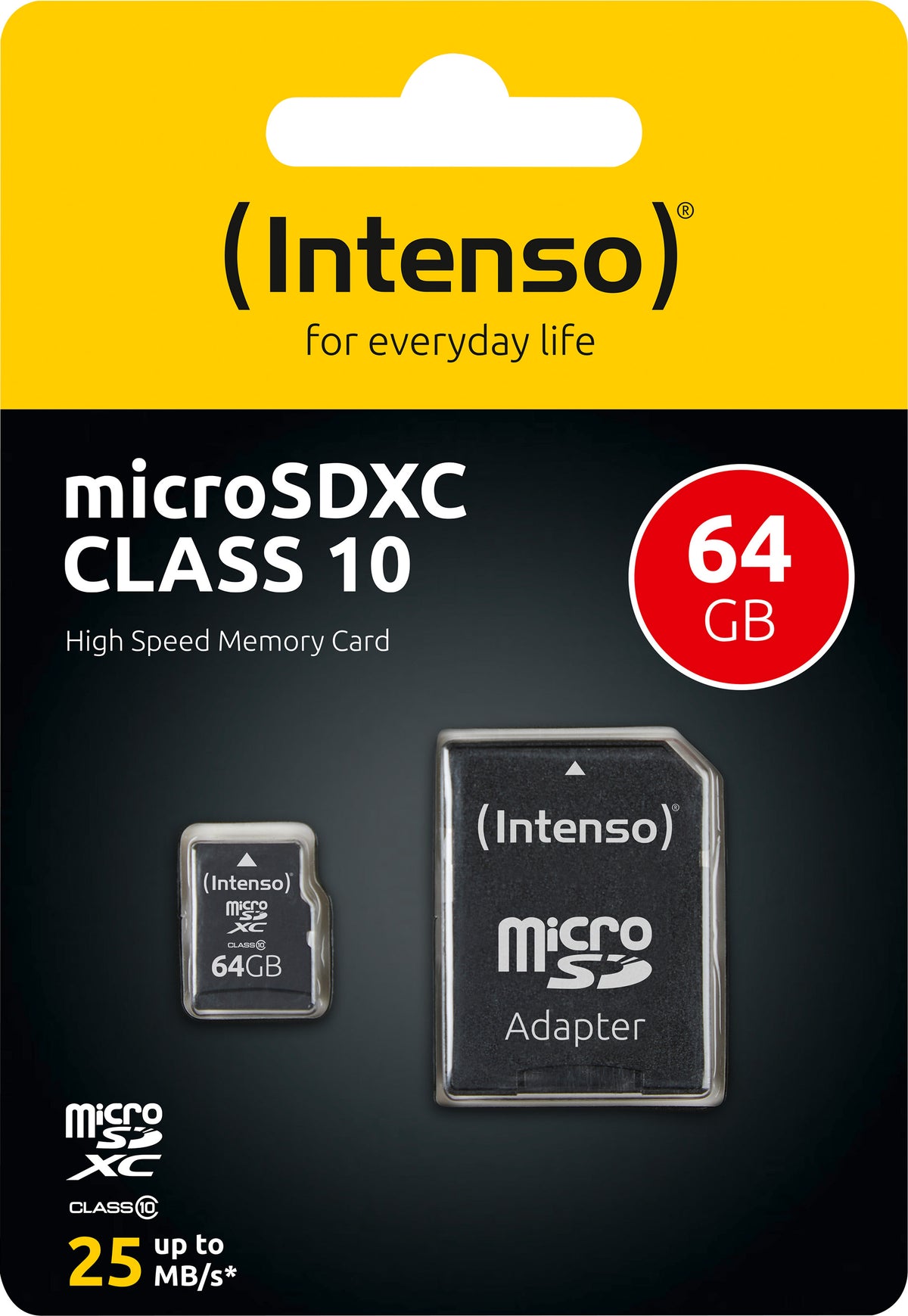INTENSO microSDXC Card 64GB, Class 10