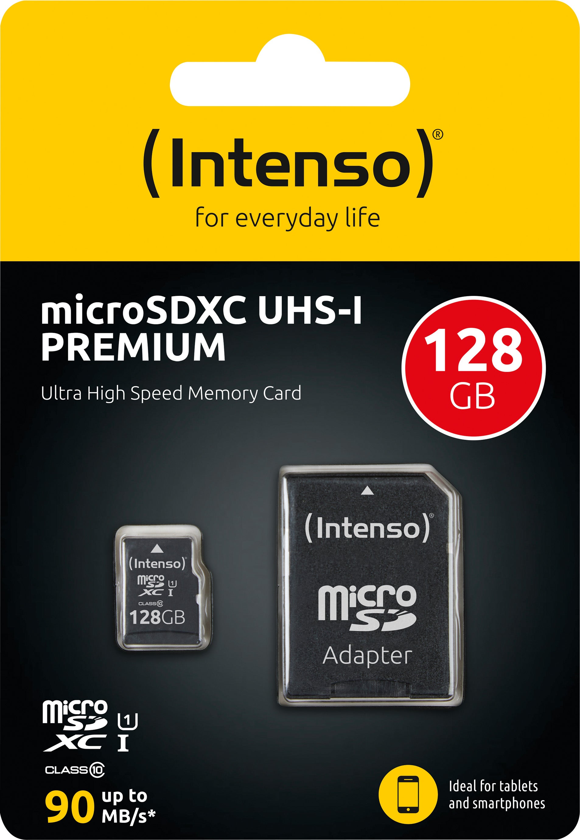 INTENSO microSDXC Card 128GB, Premium, Class 10, U1