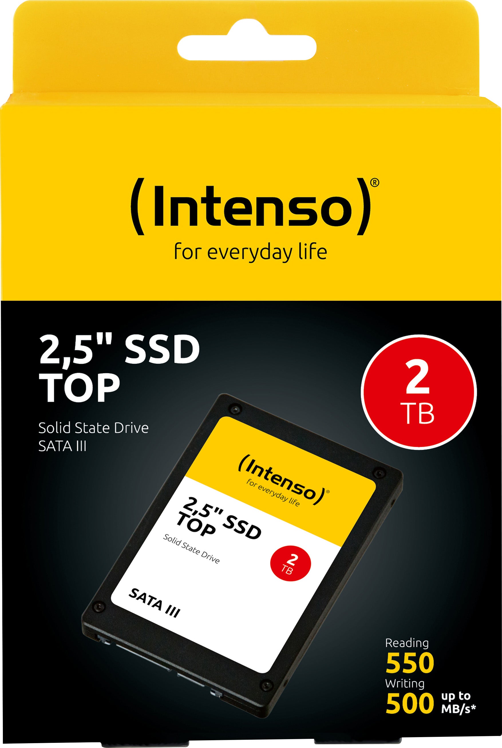 INTENSO SSD 2TB, SATA-III, 6.35cm (2.5''), Top