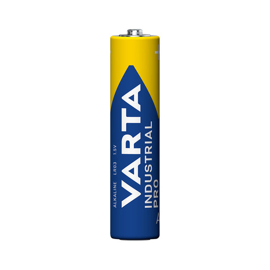 VARTA Batterie Alkaline Micro AAA, LR03, 1.5V Industrial Pro, Bulk (1-Pack)