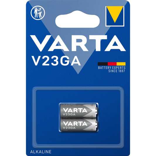 VARTA Batterie Alkaline MN21 V23GA, 12V Electronics, Retail Blister (2-Pack)