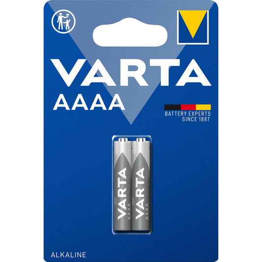 VARTA Batterie Alkaline Mini AAAA LR8D425, 1.5V Electronics, Retail Blister (2-Pack)