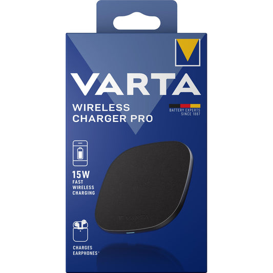 VARTA KFZ Ladeadapter Wireless Charger Pro Qi - 15W USB-C Retail Blister