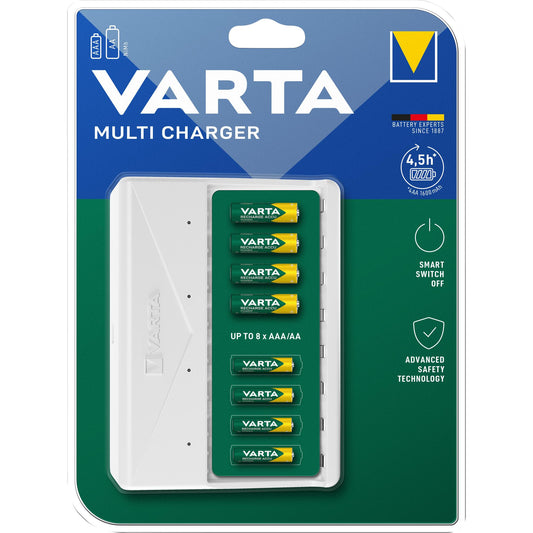 VARTA NiMH Multi Ladegerät ohne Akkus für AA/AAA, Retail