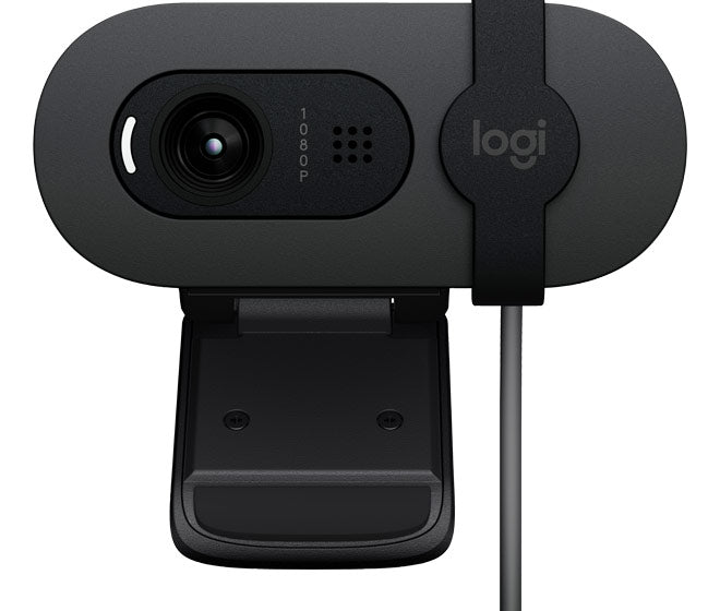 LOGITECH Webcam BRIO 100, Full HD 1080p, grafit