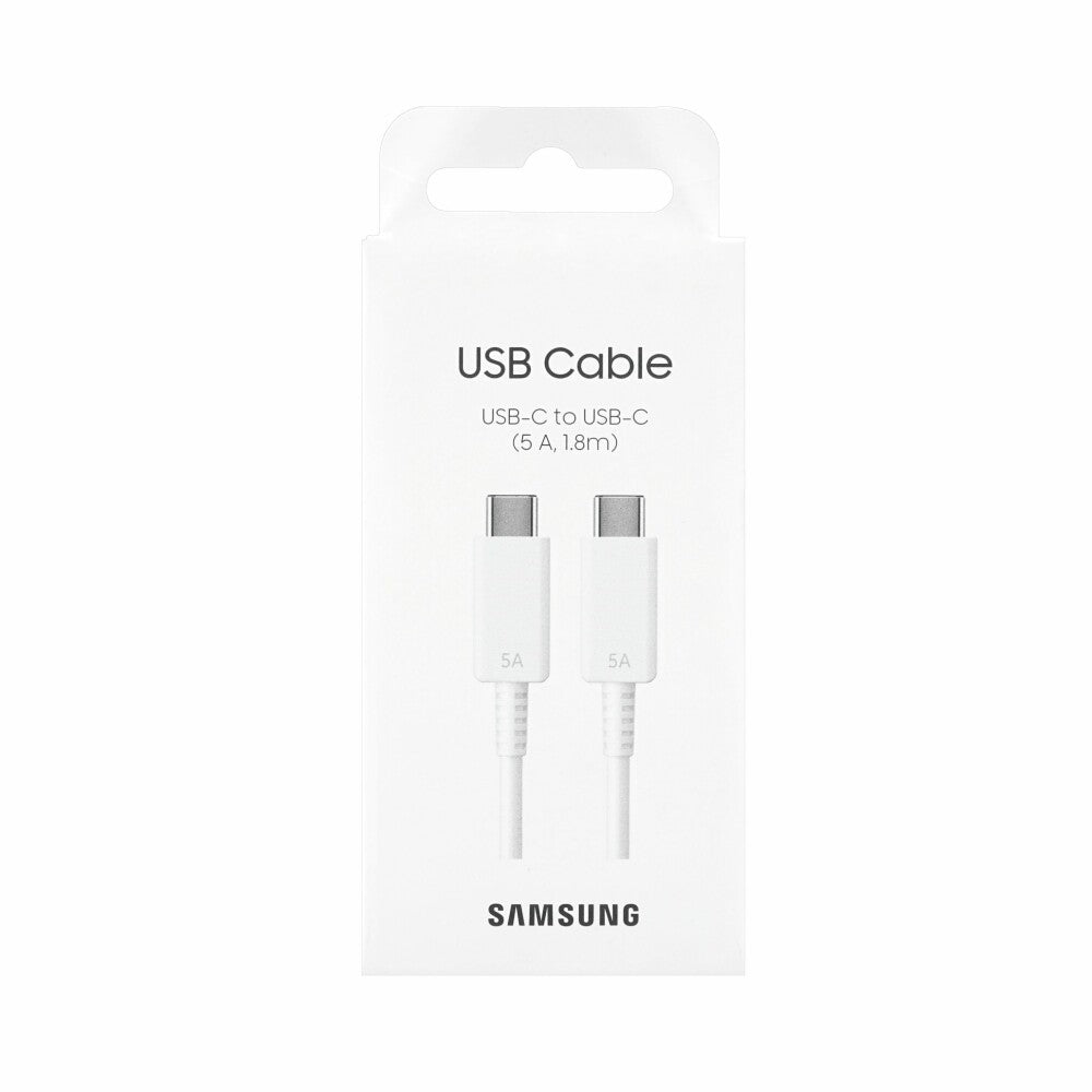 Samsung USB-C auf USB-C-Kabel (5A) - Weiss