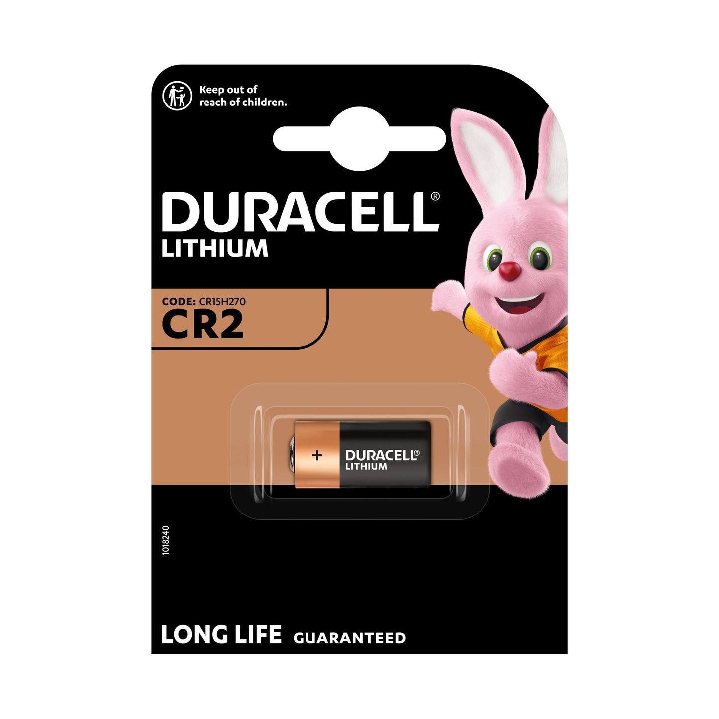 DURACELL Batterie Lithium CR2, 3V Photo, Ultra, Retail Blister (1-Pack)