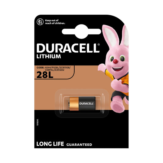 DURACELL Batterie Lithium PX28L, 2CR11108, 6V Photo, Ultra, Retail Blister (1-Pack)