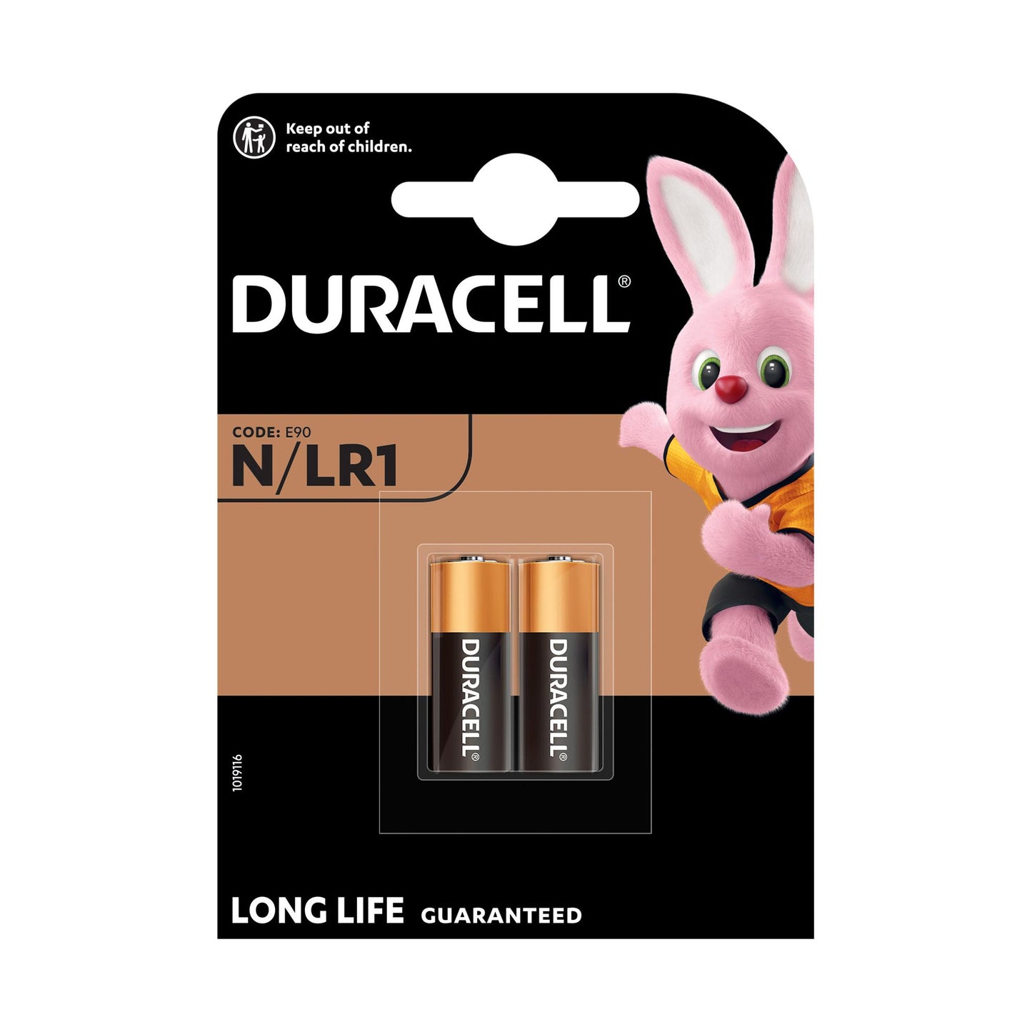 DURACELL Batterie Alkaline LR1, N, LADY, 1.5V Electronics, Retail Blister (2-Pack)
