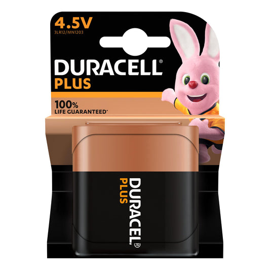 DURACELL Batterie Alkaline 3LR12, 4.5V Plus, Extra Life, Retail Blister (1-Pack)