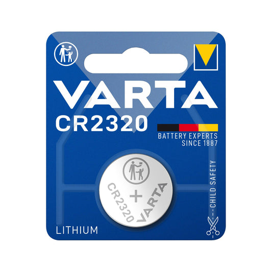 VARTA Batterie Lithium Knopfzelle CR2320, 3V Electronics, Retail Blister (1-Pack)
