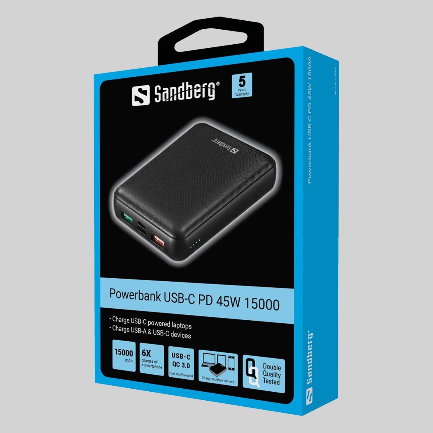 Sandberg Powerbank USB-C PD 45W 15000