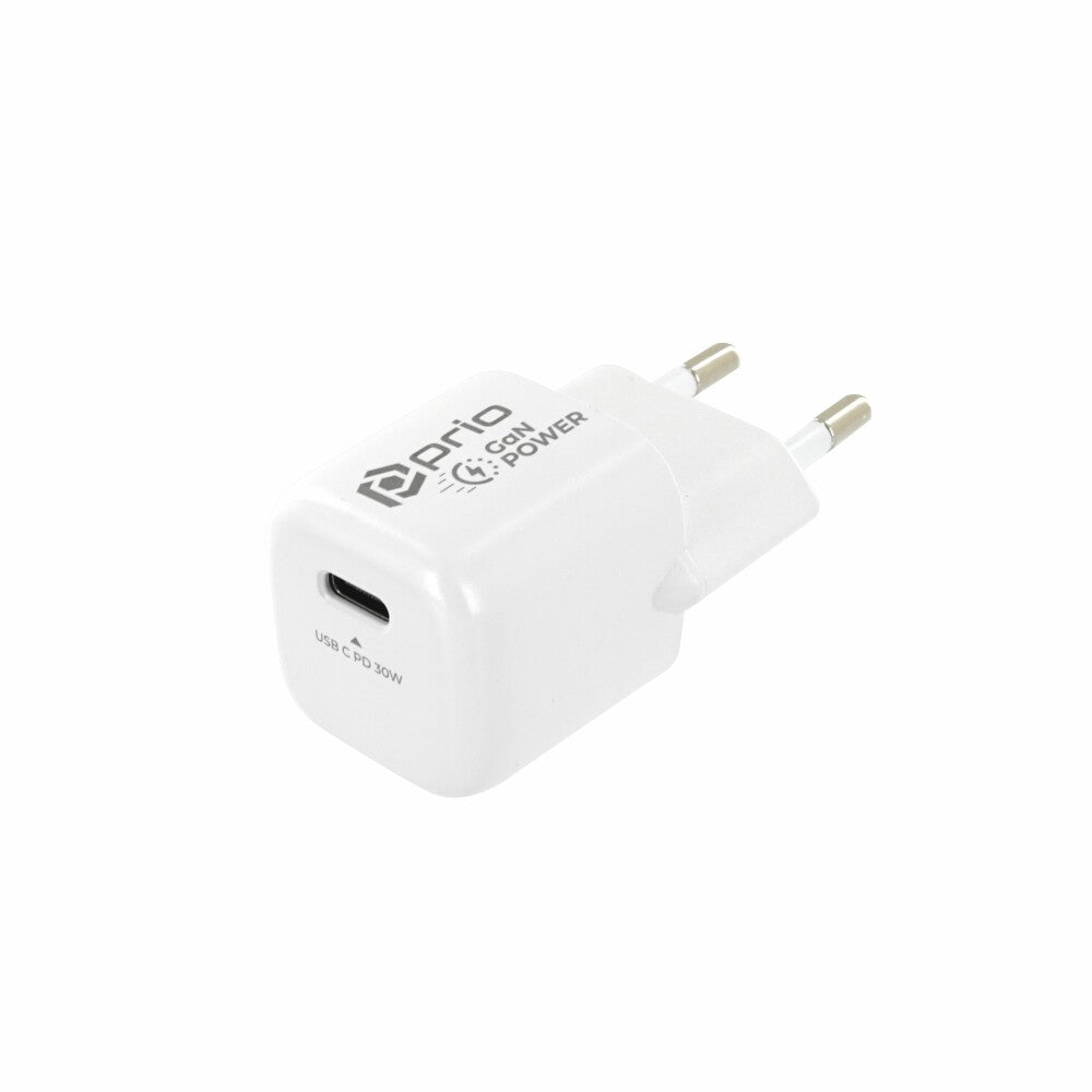 prio Wall Charger GaN Power 30W PD (USB C)