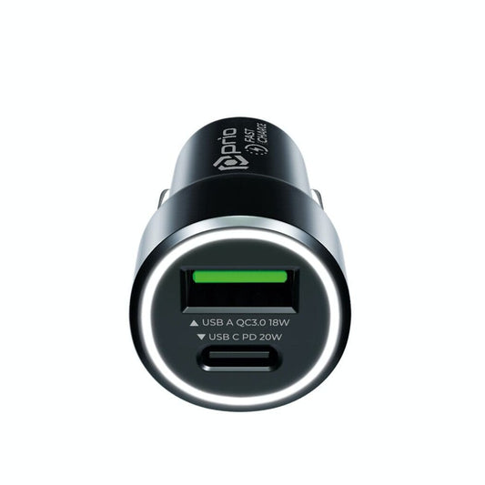prio Fast Charge Car Charger 20W