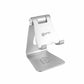 prio Universal Metal Desk Stand SOLID Silber