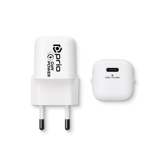 prio Wall Charger GaN Power 30W PD (USB C)