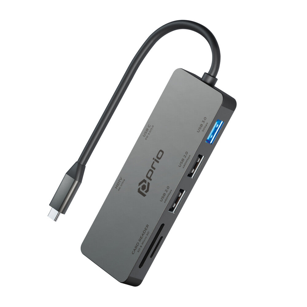 prio 7in1 Multiport USB C Adapter