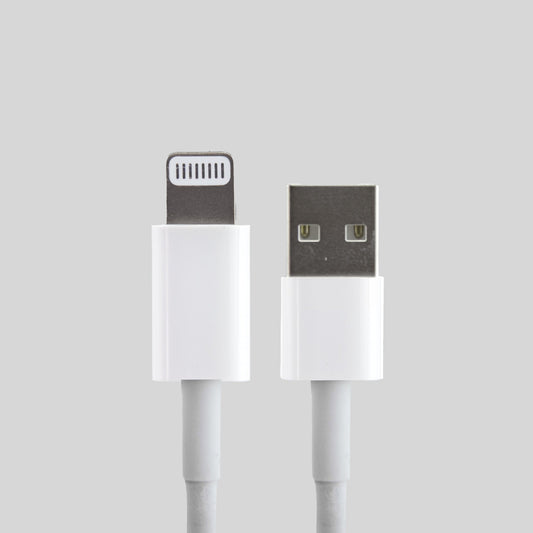 MpsMobile Lightning zu USB-A Kabel ohne Verpackung Hintergrund Grau