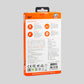 Silicon Power QP60 18 Watt Powerbank 10k QC von hinten mit Verpackung Hintergrund Grau