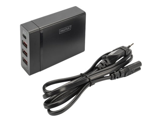 Digitus 72W USB Netzteil 4-Port (1xUSB-C 3xUSB-A)